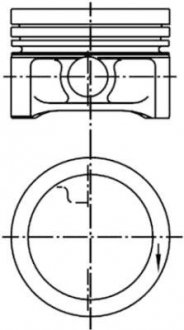 Поршня KOLBENSCHMIDT 99 455 610