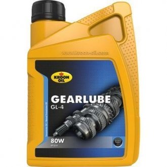 Олива трансмісійна GEARLUBE GL-4 80W 1л KROON OIL 01209 (фото 1)