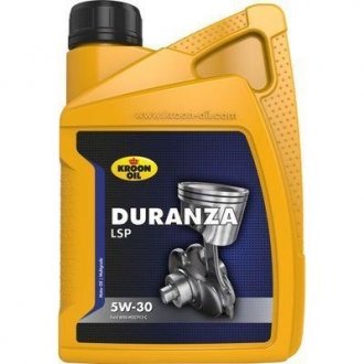 Олива моторна 5W-30 синтетика 1 л DURANZA LSP A1/B1, A5/B5 SL/CF KROON OIL 34202