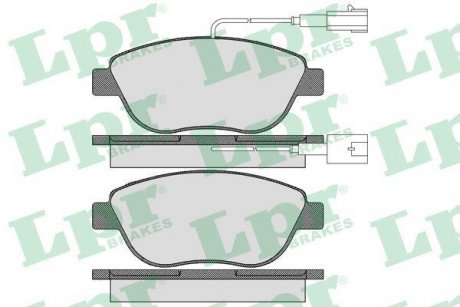 Колодки тормозные LPR 05P1657