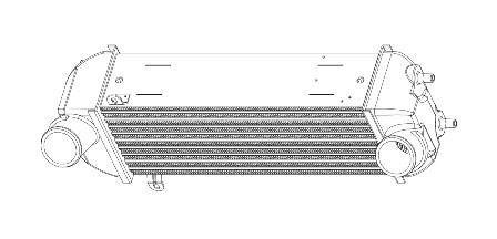 Радіатор інтеркулера SORENTO (09-)/SANTA FE (12-) 2.0/2.2CRDI LUZAR LRIC 082F0 (фото 1)