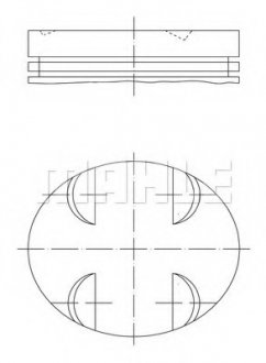 Поршень MAHLE / KNECHT 0052401