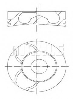 Поршень MAHLE / KNECHT 0101501