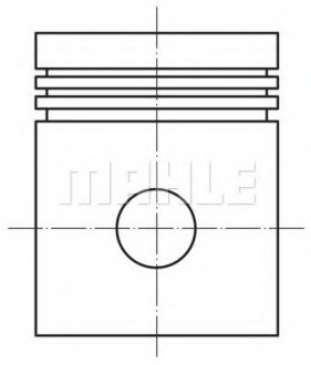 Поршень Mahle MAHLE / KNECHT 0156100