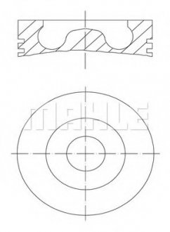 A_Поршень Mahle AUDI/VW A4,A6,A8,Q7,Phaeton,Touareg 3,0TDI 04- MAHLE / KNECHT 0281600