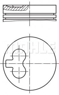 Поршень MAHLE / KNECHT 0295501 (фото 1)