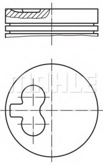 Поршень MAHLE / KNECHT 0298201