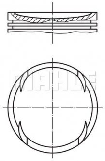 Поршень MAHLE / KNECHT 0308902 (фото 1)