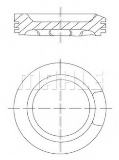 Поршень MAHLE MAHLE / KNECHT 033 04 02