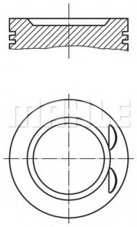 Поршень VAG 2,0TFSI 04-13 MAHLE / KNECHT 0332101 (фото 1)