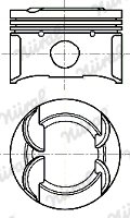 Поршень MAHLE / KNECHT 081PI00104000