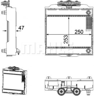 Радіатор охолоджування MAHLE / KNECHT CR 923 000P