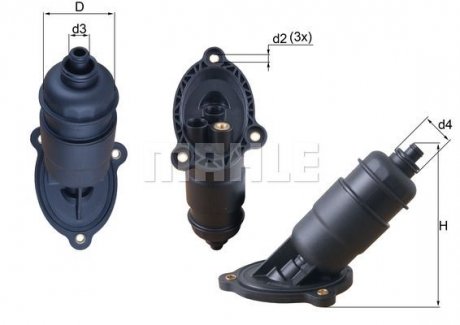 Фільтр АКПП MAHLE / KNECHT HX155