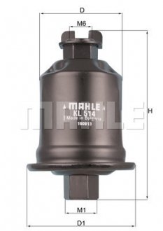 Фильтр топливный MAHLE / KNECHT KL514