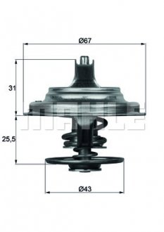 Автозапчастина MAHLE / KNECHT TX 23 71D