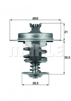 Термостат MAHLE / KNECHT TX 67 83D (фото 1)