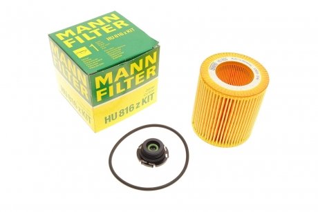 Масляний фільтр MANN HU 816 z KIT (фото 1)