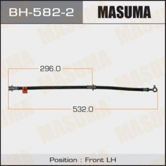 Шланг гальмівний MASUMA BH5822