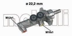 Главный тормозной цилиндр Metelli 05-0381