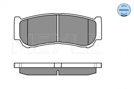 Тормозные колодки MEYLE 025 244 8816/W