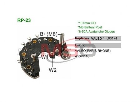 Выпрямитель MOBILETRON RP23 (фото 1)