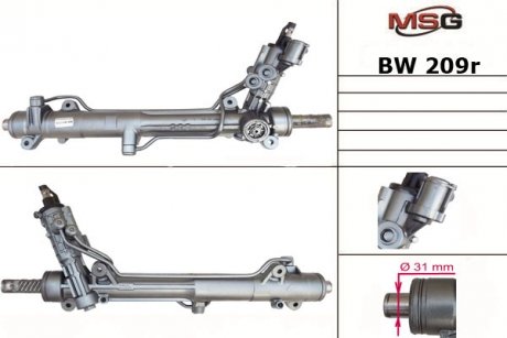 Рульова рейка з ГПК BMW 7 (E65, E66) 01- MSG BW209R