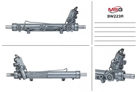 Рульова рейка з ГПК BMW X3 (E83) 04-09 MSG BW223R