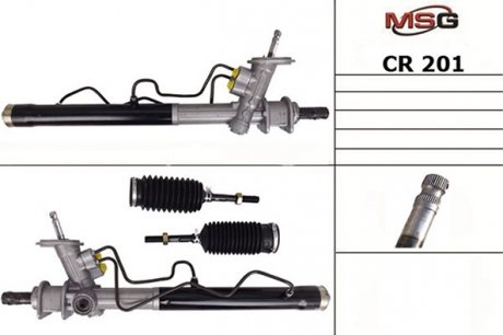 Рульова рейка з ГПК CHEVROLET AVEO (T250, T255) 05-,KALOS 05- MSG CR201