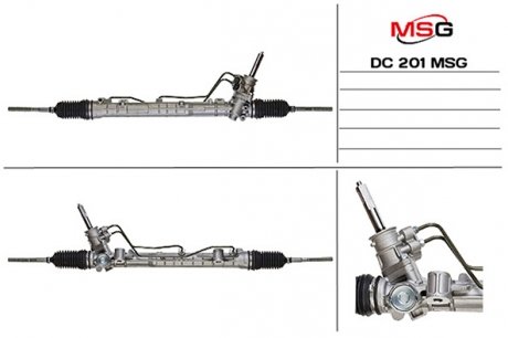 Рульова рейка з ГПК нова DACIA Logan 2004-, RENAULT Sandero 2007-, LADA Largus 2012- MSG DC201