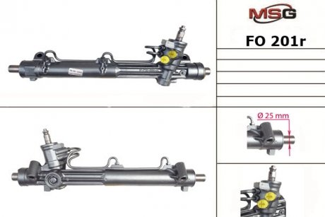 Рульова рейка з ГПК відновлена FORD COUGAR (EC_) 98-01,MONDEO I (GBP) 93-96,MONDEO I (GBP) 93-96 MSG FO201R