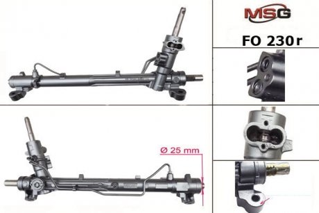 Рульова рейка з ГПК FORD Focus 2003-,FORD Focus C-MAX 2003-2010 с датчиком MSG FO230R