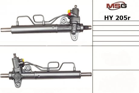 Рульова рейка з ГПК KIA CERATO (LD) 04- MSG HY205R