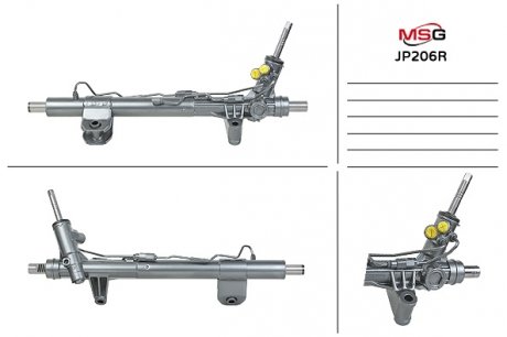 Рульова рейка з ГПК DODGE DURANGO 11-;JEEP GRAND CHEROKEE IV (WK, WK2) 10- MSG JP206R