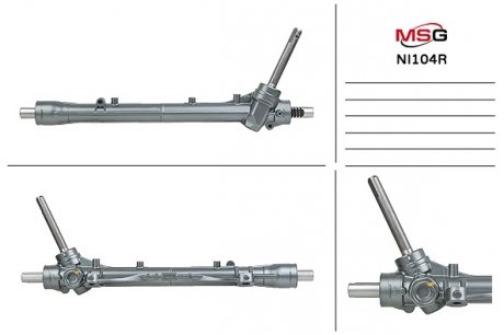 Рулевая рейка без ГПК NISSAN NOTE (E11) 06-, NISSA MICRA III (K12) 2003- MSG NI104R