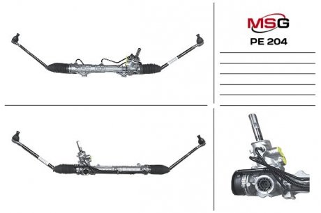 Рулевая рейка с ХПК новая PEUGEOT 307 00-09, CITROEN C4 04- KOYO MSG PE204