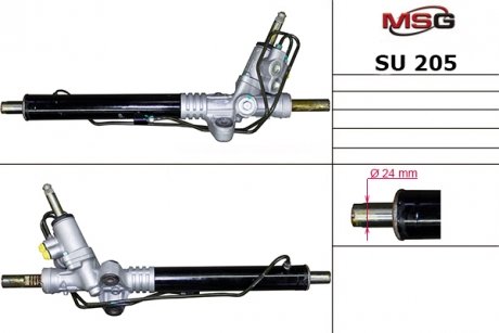 Рульова рейка з ГПК SUBARU Impreza G12 2007-,SUBARU Legacy B13 2003-2009 MSG SU205 (фото 1)