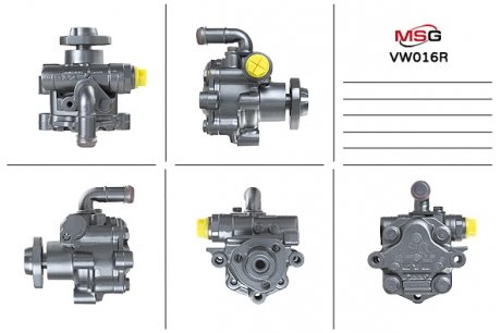 Насос ГПК відновлена AUDI A3 (8L1) 96-03;SKODA OCTAVIA (1U2) 96-10,OCTAVIA Combi (1U5) 98-10 MSG VW016R