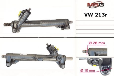 Рульова рейка з ГПК VW TRANSPORTER IV 90-03 MSG VW213R