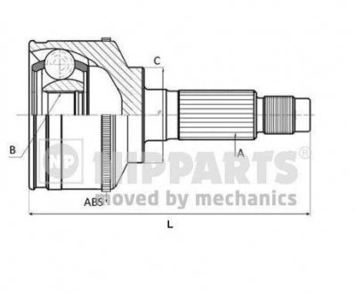 ШРУС NIPPARTS J2823129