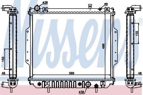 Радіатор NISSENS 61020A