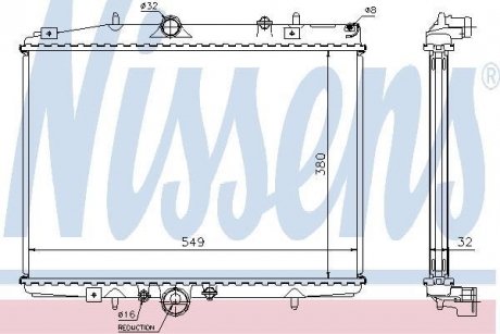 Радіатор NISSENS 61292A