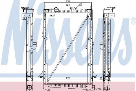 Автозапчасть NISSENS 61442A