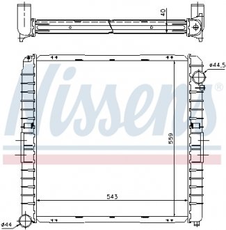 Автозапчасть NISSENS 62345A