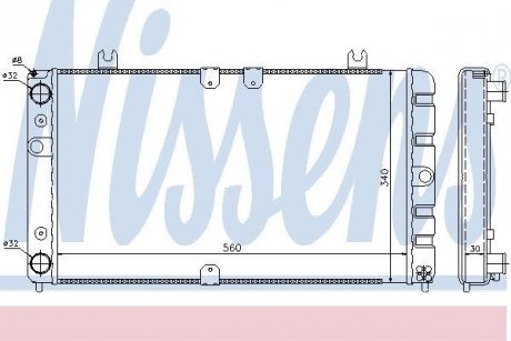 Радиатор NISSENS 623554