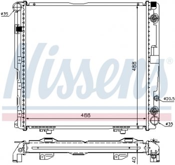 Радіатор NISSENS 62763A