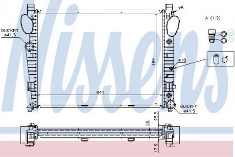 Радиатор First Fit NISSENS 62774A