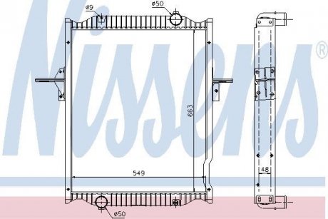 Автозапчасть NISSENS 63781A