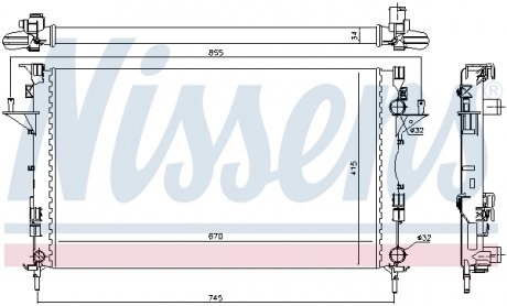 Радиатор NISSENS 63816
