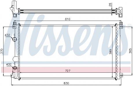 Автозапчастина NISSENS 63824A