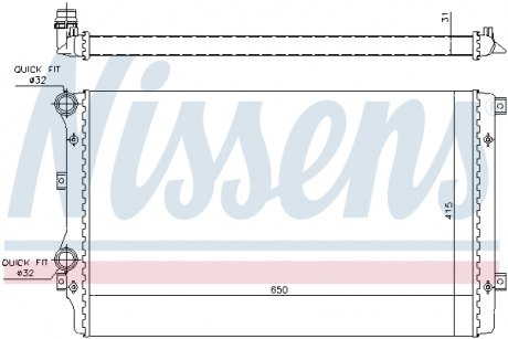 Радиатор First Fit NISSENS 65280A